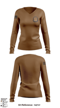 TPMRC-E 10143281 Women's Long Sleeve V-neck Shirt - 1