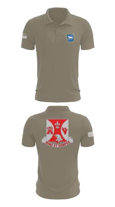 2/196th RTI 78936659 Short Sleeve Performance Polo - 64