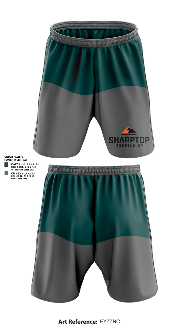 Athletic Shorts With Pockets, SharpTop Roofs, , Teamtime, Team time, sublimation, custom sports apparel, team uniforms, spirit wear, spiritwear, sports uniforms, custom shirts, team store, custom team store, fundraiser sports, apparel fundraiser