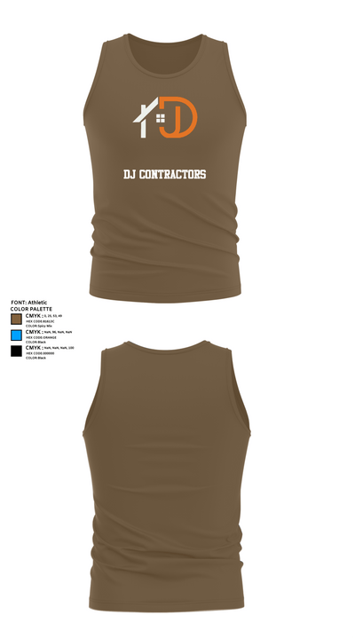 DJ CONTRACTORS 12982889 Tank Top - 8