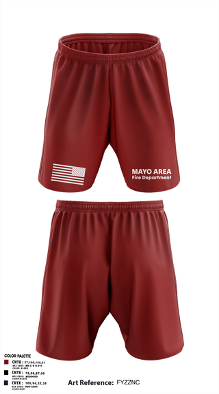 Athletic Shorts With Pockets, Mayo Area Fire Department, , Teamtime, Team time, sublimation, custom sports apparel, team uniforms, spirit wear, spiritwear, sports uniforms, custom shirts, team store, custom team store, fundraiser sports, apparel fundraiser