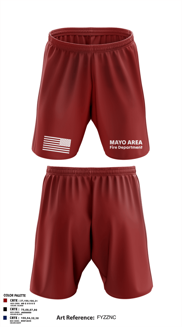 Athletic Shorts With Pockets, Mayo Area Fire Department, , Teamtime, Team time, sublimation, custom sports apparel, team uniforms, spirit wear, spiritwear, sports uniforms, custom shirts, team store, custom team store, fundraiser sports, apparel fundraiser