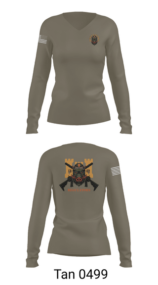 Womens Long Sleeve Vneck Shirt, 806 EN CO, , Teamtime, Team time, sublimation, custom sports apparel, team uniforms, spirit wear, spiritwear, sports uniforms, custom shirts, team store, custom team store, fundraiser sports, apparel fundraiser