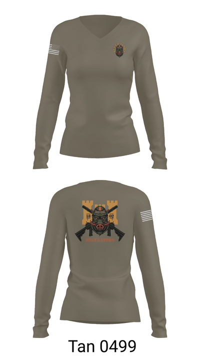 806 EN CO 65397202 Women's Long Sleeve V-neck Shirt - 77