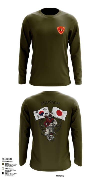 3/11 Mayhem 49305412 Long Sleeve Performance Shirt 106