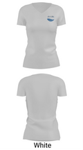 J’s Pool Solutions 53476813 Women's Short Sleeve V-neck Shirt - 19