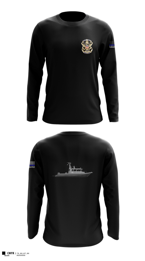 Long Sleeve Performance Shirt, Marine Patrol Unit, , Teamtime, Team time, sublimation, custom sports apparel, team uniforms, spirit wear, spiritwear, sports uniforms, custom shirts, team store, custom team store, fundraiser sports, apparel fundraiser