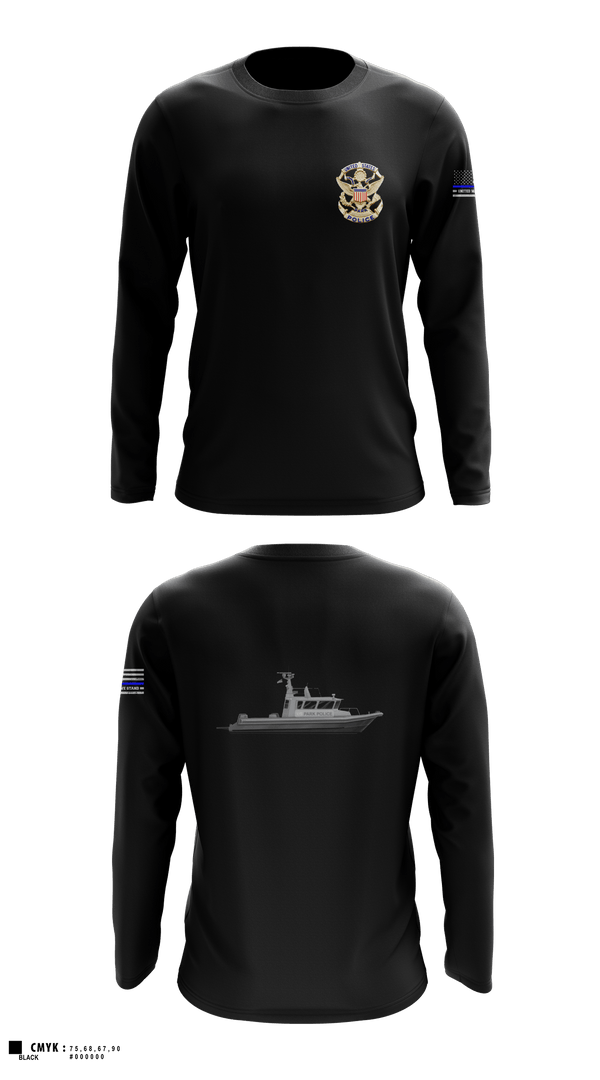 Long Sleeve Performance Shirt, Marine Patrol Unit, , Teamtime, Team time, sublimation, custom sports apparel, team uniforms, spirit wear, spiritwear, sports uniforms, custom shirts, team store, custom team store, fundraiser sports, apparel fundraiser