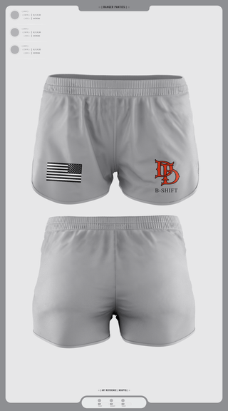 Ranger Panties, B Shift, , Teamtime, Team time, sublimation, custom sports apparel, team uniforms, spirit wear, spiritwear, sports uniforms, custom shirts, team store, custom team store, fundraiser sports, apparel fundraiser
