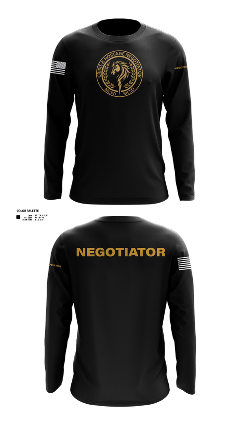 Long Sleeve Performance Shirt, Montgomery County Police CNT, , Teamtime, Team time, sublimation, custom sports apparel, team uniforms, spirit wear, spiritwear, sports uniforms, custom shirts, team store, custom team store, fundraiser sports, apparel fundraiser