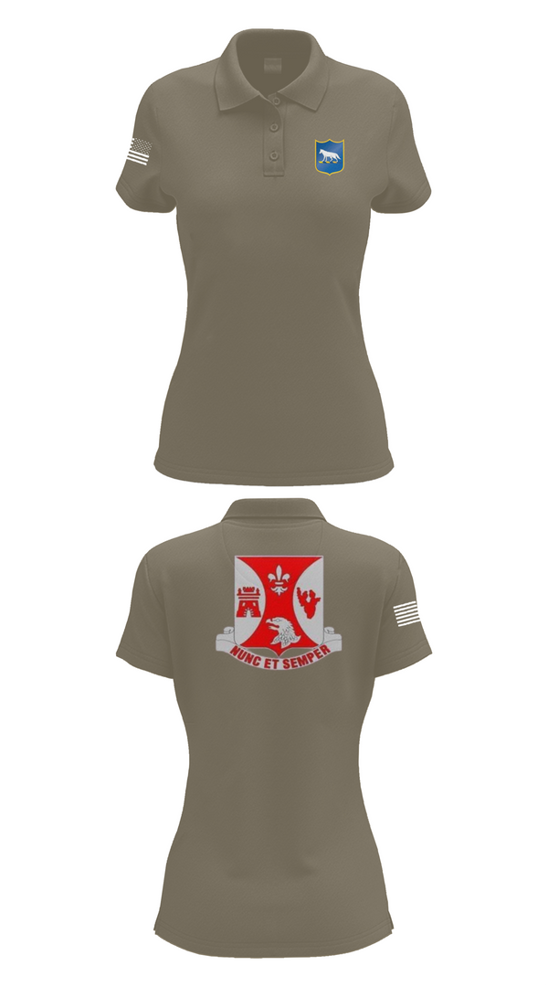 Womens Short Sleeve Performance Polo, 2/196th RTI, , Teamtime, Team time, sublimation, custom sports apparel, team uniforms, spirit wear, spiritwear, sports uniforms, custom shirts, team store, custom team store, fundraiser sports, apparel fundraiser