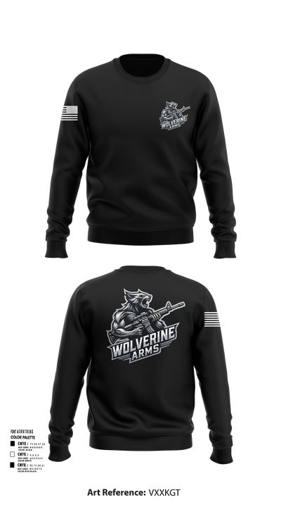 Wolverine Arms 65680976 Crew Neck Sweatshirt - 57
