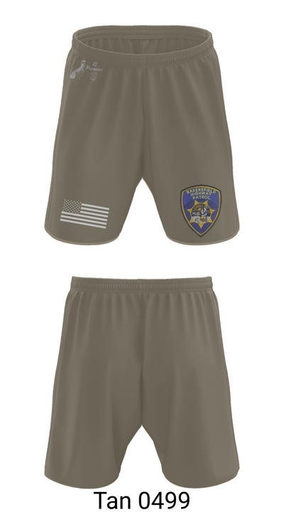 California Highway Patrol 18919595 Athletic Shorts With Pockets - 66