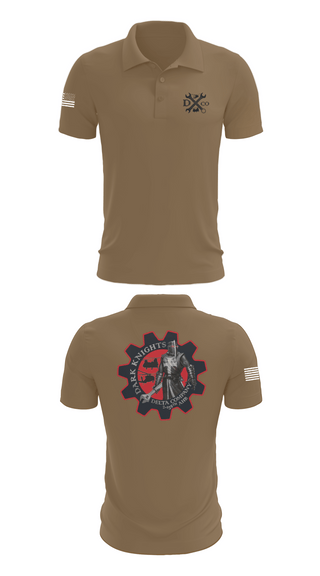 Short Sleeve Performance Polo, D Co. 2-158th AHB, , Teamtime, Team time, sublimation, custom sports apparel, team uniforms, spirit wear, spiritwear, sports uniforms, custom shirts, team store, custom team store, fundraiser sports, apparel fundraiser