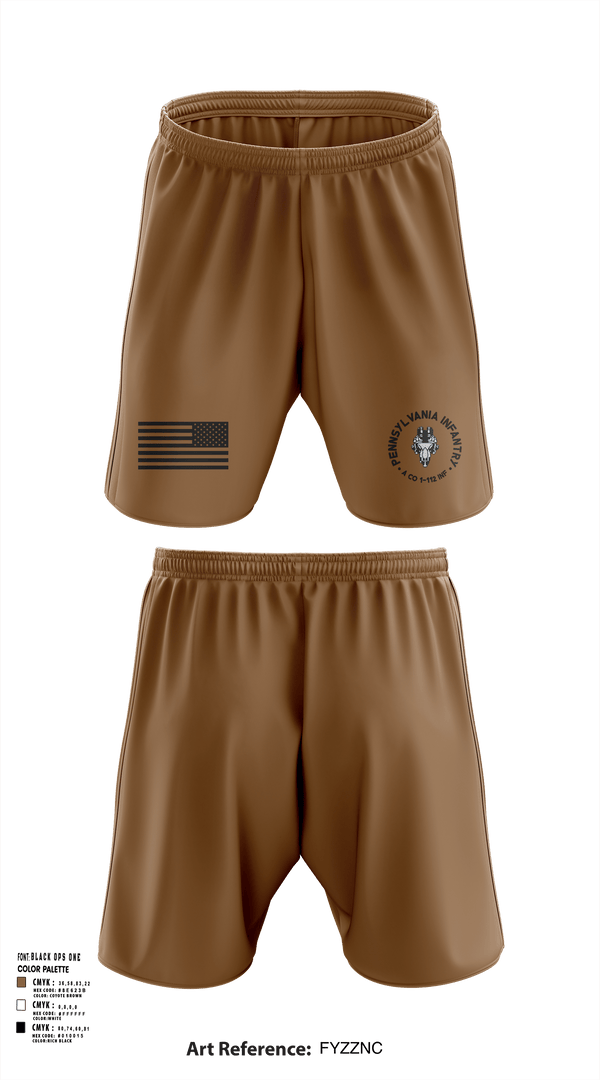 Athletic Shorts With Pockets, 1-112 INF Assassins, , Teamtime, Team time, sublimation, custom sports apparel, team uniforms, spirit wear, spiritwear, sports uniforms, custom shirts, team store, custom team store, fundraiser sports, apparel fundraiser