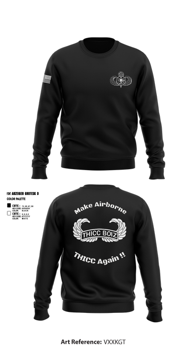 THICC BOIZ 20843626 Crew Neck Sweatshirt - 1