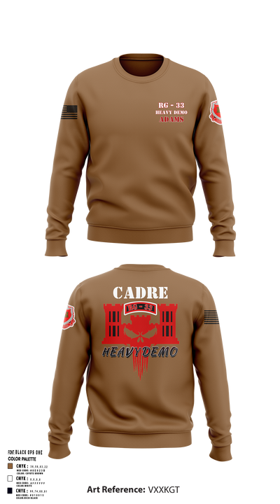 CESD Bravo 35th Engineer Battalion 45351759 Crew Neck Sweatshirt - 102