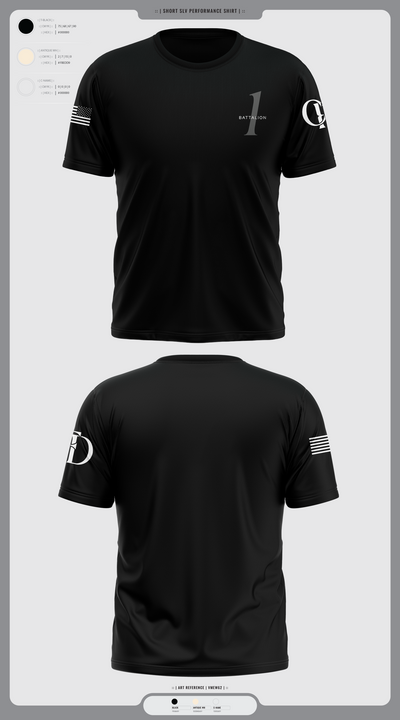 Battalion 1 29533979 Short Sleeve Performance Shirt - 12
