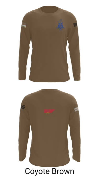 Pershing Rifles Troop L-1 10347059 Long Sleeve Performance Shirt 6