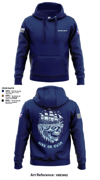 Hoodie, HQ, 95th CM CO, Army, Teamtime, Team time, sublimation, custom sports apparel, team uniforms, spirit wear, spiritwear, sports uniforms, custom shirts, team store, custom team store, fundraiser sports, apparel fundraiser