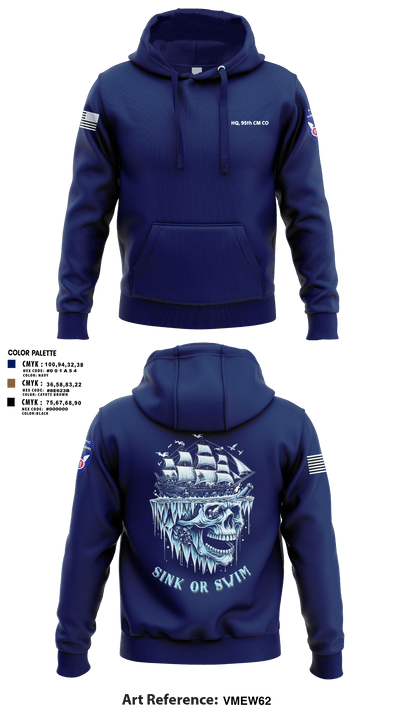 HQ, 95th CM CO 75493136 Hoodie - 1