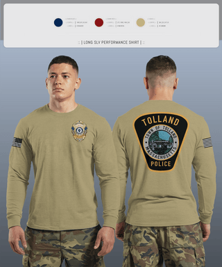 Long Sleeve Performance Shirt, Tolland Police Department, , Teamtime, Team time, sublimation, custom sports apparel, team uniforms, spirit wear, spiritwear, sports uniforms, custom shirts, team store, custom team store, fundraiser sports, apparel fundraiser