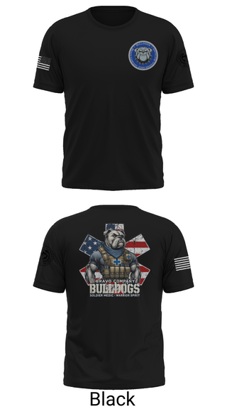 Short Sleeve Performance Shirt, Bravo Company Bulldogs, , Teamtime, Team time, sublimation, custom sports apparel, team uniforms, spirit wear, spiritwear, sports uniforms, custom shirts, team store, custom team store, fundraiser sports, apparel fundraiser