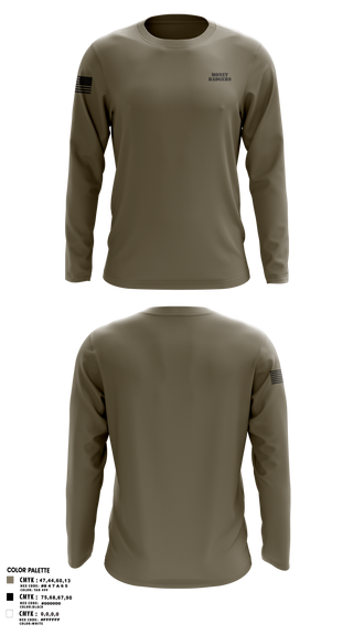 Long Sleeve Performance Shirt, MONEY BADGERS, , Teamtime, Team time, sublimation, custom sports apparel, team uniforms, spirit wear, spiritwear, sports uniforms, custom shirts, team store, custom team store, fundraiser sports, apparel fundraiser