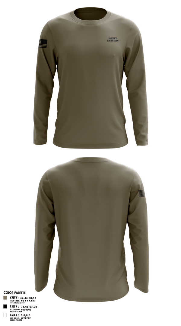 Long Sleeve Performance Shirt, MONEY BADGERS, , Teamtime, Team time, sublimation, custom sports apparel, team uniforms, spirit wear, spiritwear, sports uniforms, custom shirts, team store, custom team store, fundraiser sports, apparel fundraiser