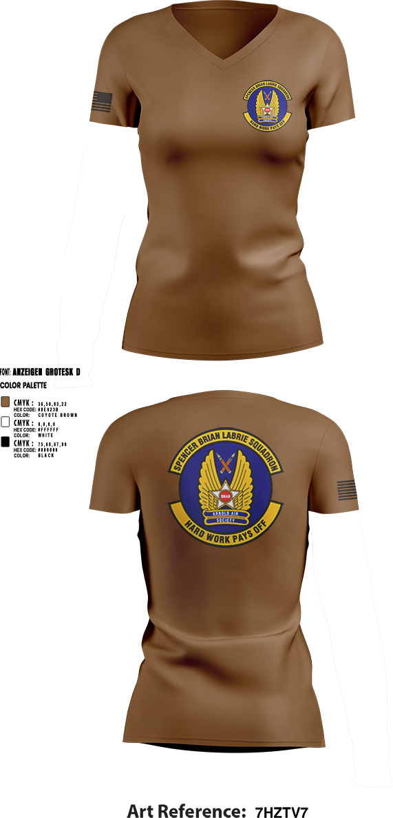 Womens Short Sleeve Vneck Shirt, Spencer Brian LaBrie Squadron, , Teamtime, Team time, sublimation, custom sports apparel, team uniforms, spirit wear, spiritwear, sports uniforms, custom shirts, team store, custom team store, fundraiser sports, apparel fundraiser