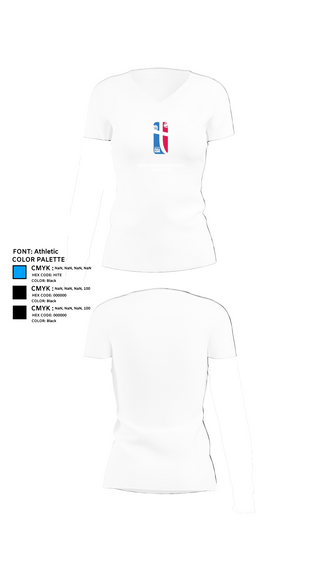 Womens Short Sleeve Vneck Shirt, Greer Christian Basketball Association, Men's Basketball, Teamtime, Team time, sublimation, custom sports apparel, team uniforms, spirit wear, spiritwear, sports uniforms, custom shirts, team store, custom team store, fundraiser sports, apparel fundraiser