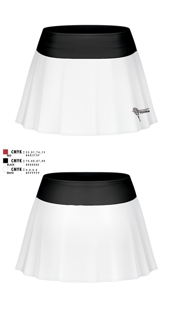 Skort, Hauser High School Tennis, Tennis, Teamtime, Team time, sublimation, custom sports apparel, team uniforms, spirit wear, spiritwear, sports uniforms, custom shirts, team store, custom team store, fundraiser sports, apparel fundraiser