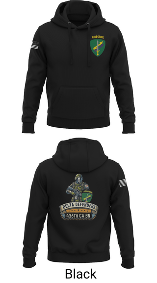 Hoodie, D Co 436th CA BN, , Teamtime, Team time, sublimation, custom sports apparel, team uniforms, spirit wear, spiritwear, sports uniforms, custom shirts, team store, custom team store, fundraiser sports, apparel fundraiser