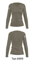 124th ATKS 33419256 Women's Long Sleeve V-neck Shirt - 77