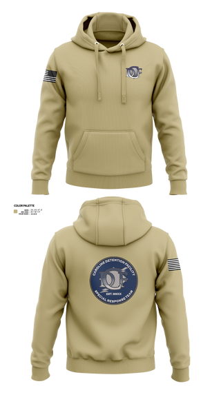 Hoodie, Caroline Detention Facility, , Teamtime, Team time, sublimation, custom sports apparel, team uniforms, spirit wear, spiritwear, sports uniforms, custom shirts, team store, custom team store, fundraiser sports, apparel fundraiser