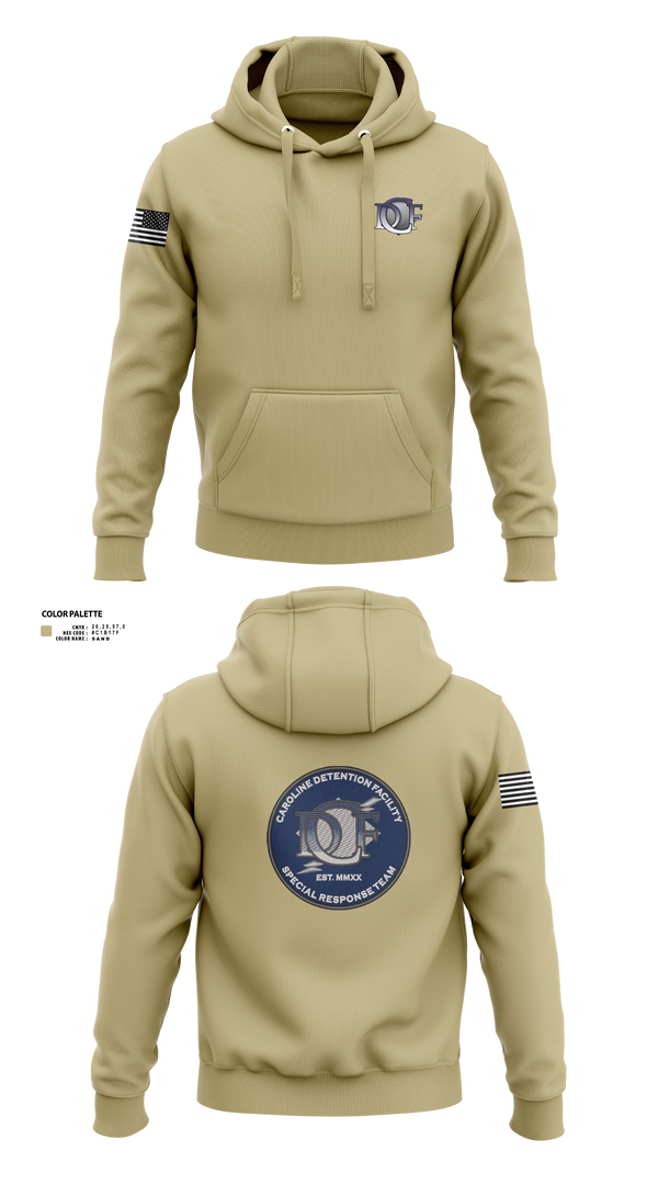 Hoodie, Caroline Detention Facility, , Teamtime, Team time, sublimation, custom sports apparel, team uniforms, spirit wear, spiritwear, sports uniforms, custom shirts, team store, custom team store, fundraiser sports, apparel fundraiser