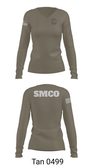 Womens Long Sleeve Vneck Shirt, SMCO, , Teamtime, Team time, sublimation, custom sports apparel, team uniforms, spirit wear, spiritwear, sports uniforms, custom shirts, team store, custom team store, fundraiser sports, apparel fundraiser