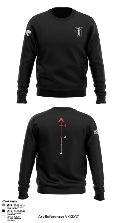 WIARNG Marksmanship 12854544 Crew Neck Sweatshirt - 107