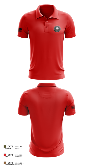 Short Sleeve Performance Polo, C CO 2-13th AVN REGT, Army, Teamtime, Team time, sublimation, custom sports apparel, team uniforms, spirit wear, spiritwear, sports uniforms, custom shirts, team store, custom team store, fundraiser sports, apparel fundraiser