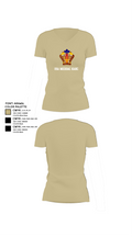 USA MEDDAC KAHC 77066596 Women's Short Sleeve V-neck Shirt - 84