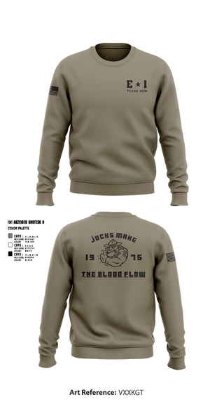 Crew Neck Sweatshirt, E-1 Jocks D1, , Teamtime, Team time, sublimation, custom sports apparel, team uniforms, spirit wear, spiritwear, sports uniforms, custom shirts, team store, custom team store, fundraiser sports, apparel fundraiser