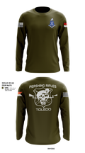 Pershing Rifles Troop L-1 10347059 Long Sleeve Performance Shirt 151