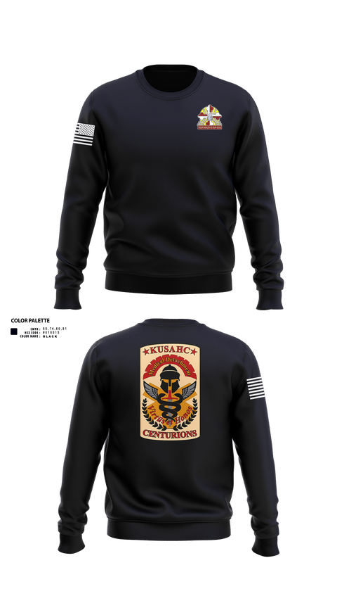 Crew Neck Sweatshirt, Kirk U.S. Army Health Clinic, , Teamtime, Team time, sublimation, custom sports apparel, team uniforms, spirit wear, spiritwear, sports uniforms, custom shirts, team store, custom team store, fundraiser sports, apparel fundraiser