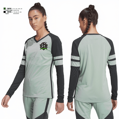Ridgecrest Republic FC 85531677 Women's Long Sleeve V-neck Shirt - 2