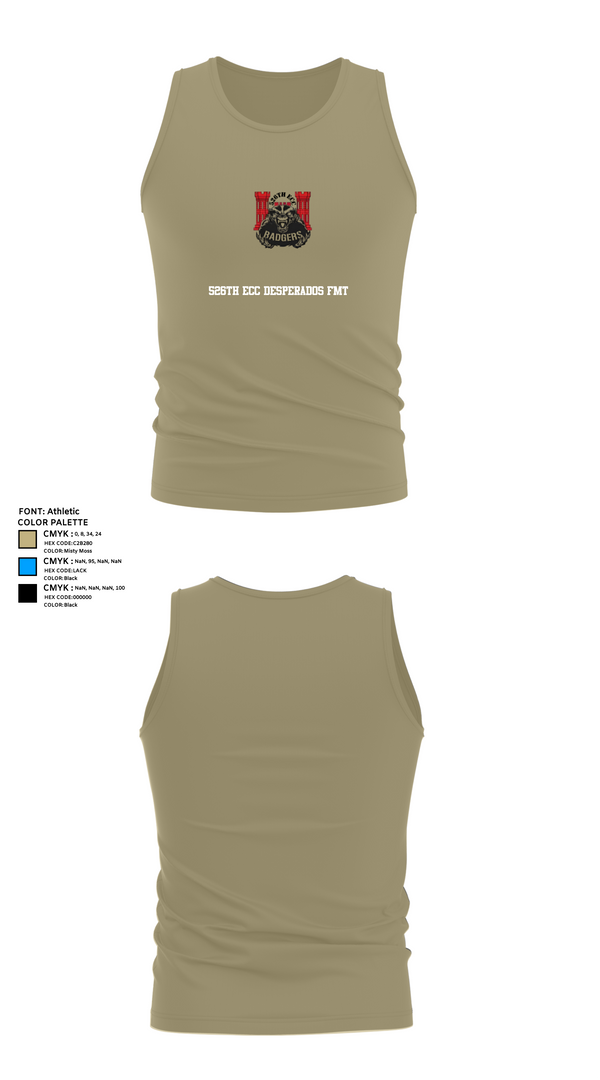 Tank Top, 526th ECC Desperados FMT, , Teamtime, Team time, sublimation, custom sports apparel, team uniforms, spirit wear, spiritwear, sports uniforms, custom shirts, team store, custom team store, fundraiser sports, apparel fundraiser