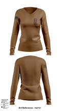 387th EOD 88373306 Women's Long Sleeve V-neck Shirt - 102