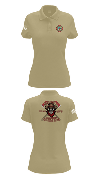 Womens Short Sleeve Performance Polo, PVFR, , Teamtime, Team time, sublimation, custom sports apparel, team uniforms, spirit wear, spiritwear, sports uniforms, custom shirts, team store, custom team store, fundraiser sports, apparel fundraiser