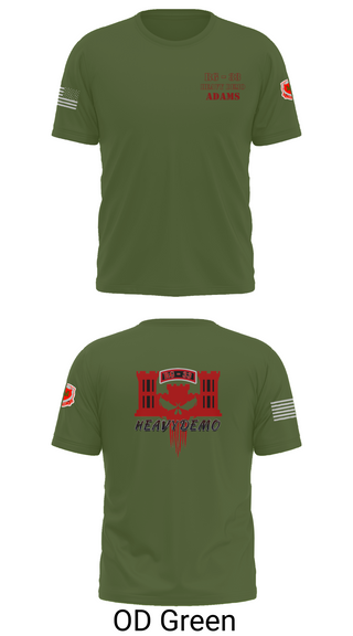 Old School Cotton Feel Shirt, CESD Bravo 35th Engineer Battalion, , Teamtime, Team time, sublimation, custom sports apparel, team uniforms, spirit wear, spiritwear, sports uniforms, custom shirts, team store, custom team store, fundraiser sports, apparel fundraiser