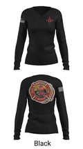 Glen Burnie 74238111 Women's Long Sleeve V-neck Shirt - 37