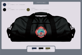 Duffle Bag, PVFR, Fire Department, Teamtime, Team time, sublimation, custom sports apparel, team uniforms, spirit wear, spiritwear, sports uniforms, custom shirts, team store, custom team store, fundraiser sports, apparel fundraiser